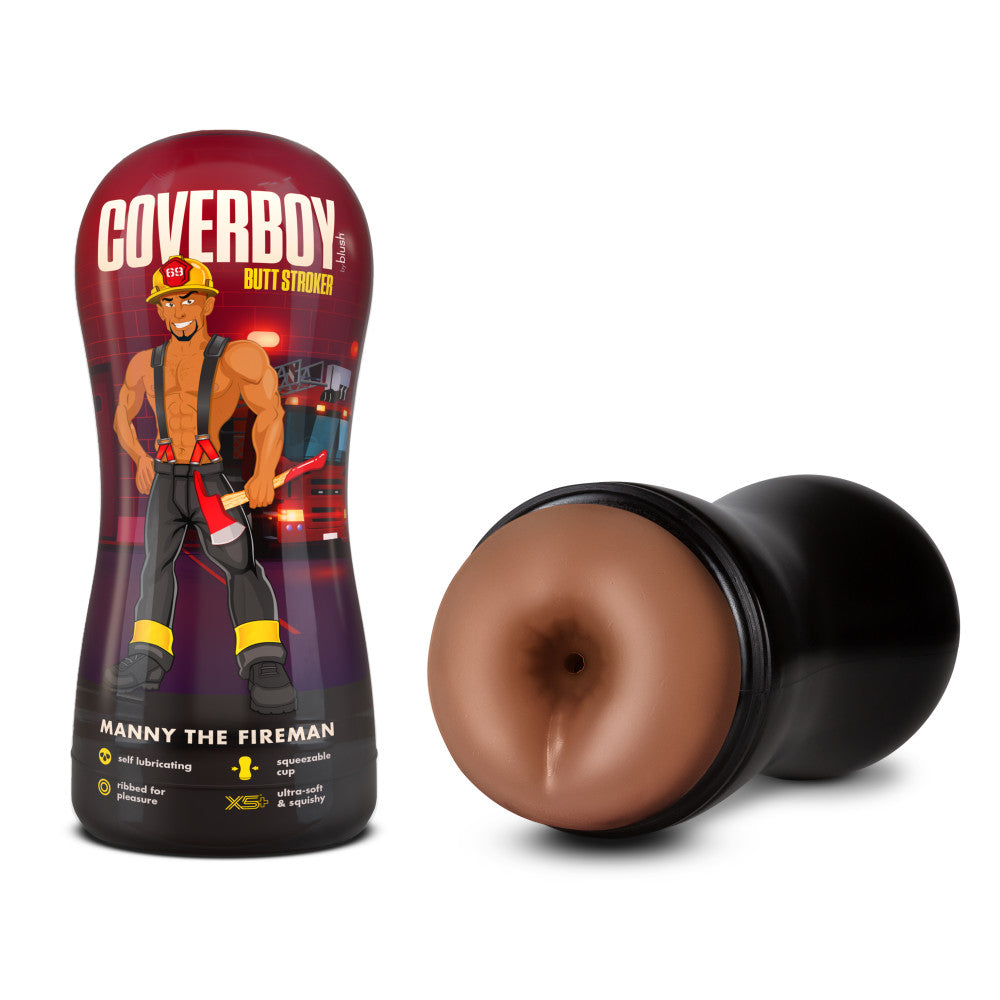 Coverboy Manny The Fireman Self Lubricating Stroker Tan