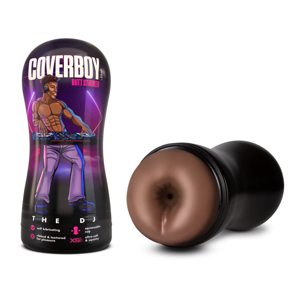 Coverboy The DJ Self Lubricating Stroker Brown
