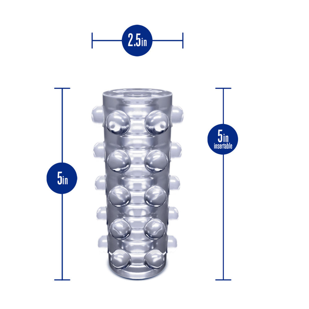Rize Swich Glow In The Dark Self-Lubricating Stroker Clear