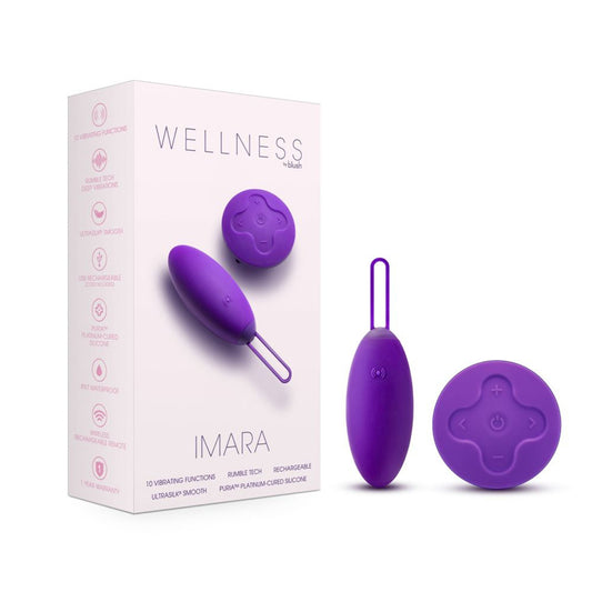 Wellness Imara Vibrating Egg With Remote Purple