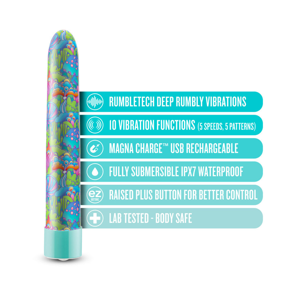 Limited Addiction Utopia 7" Rechargeable Vibe Aqua