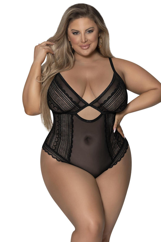 MS Cheeky Teddy Black Lrg