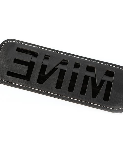 Sei Mio You're All Mine Impression Spanking Paddle - Black