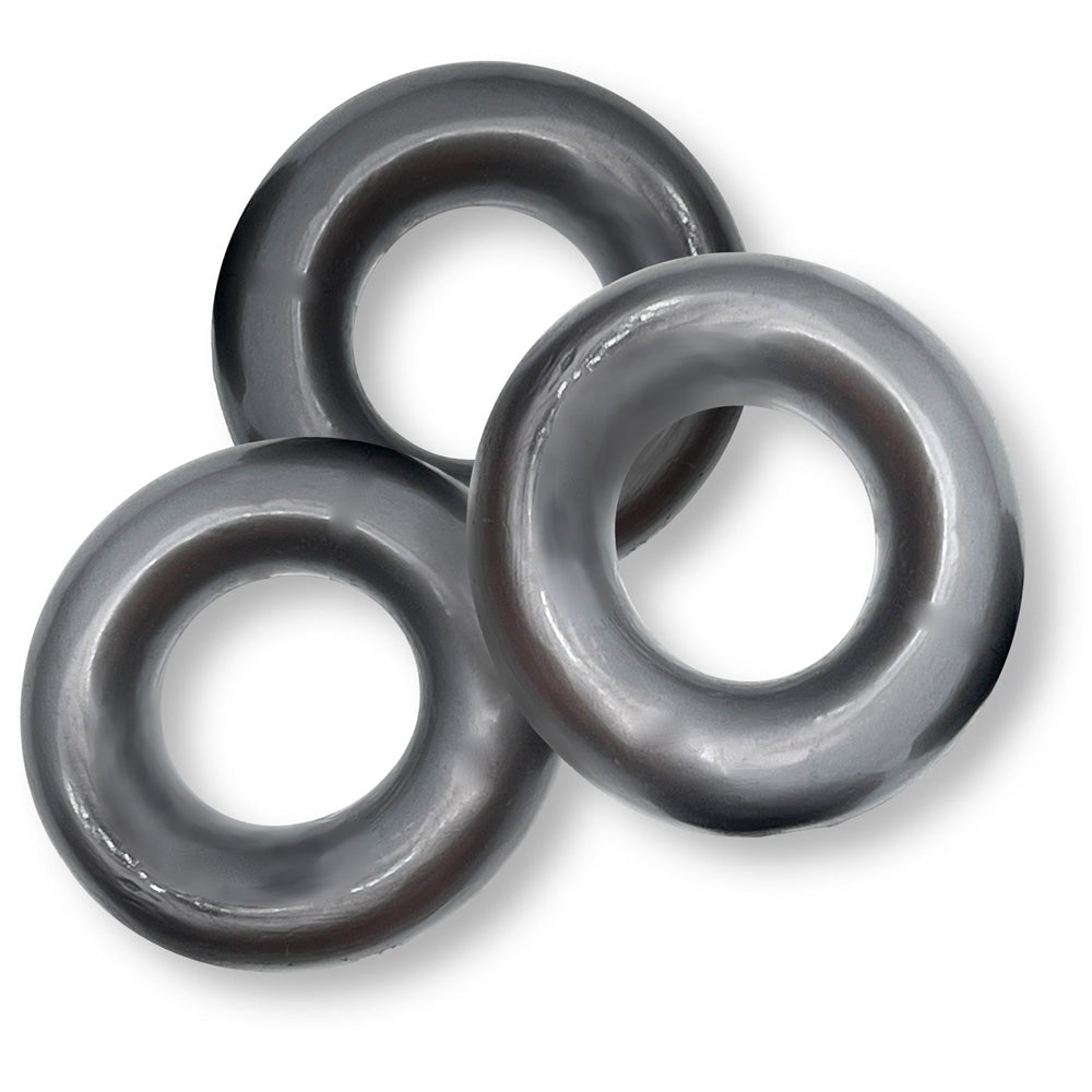 Fat Willy 3-Pack Jumbo Cockrings Steel