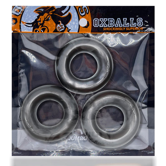 Fat Willy 3-Pack Jumbo Cockrings Steel