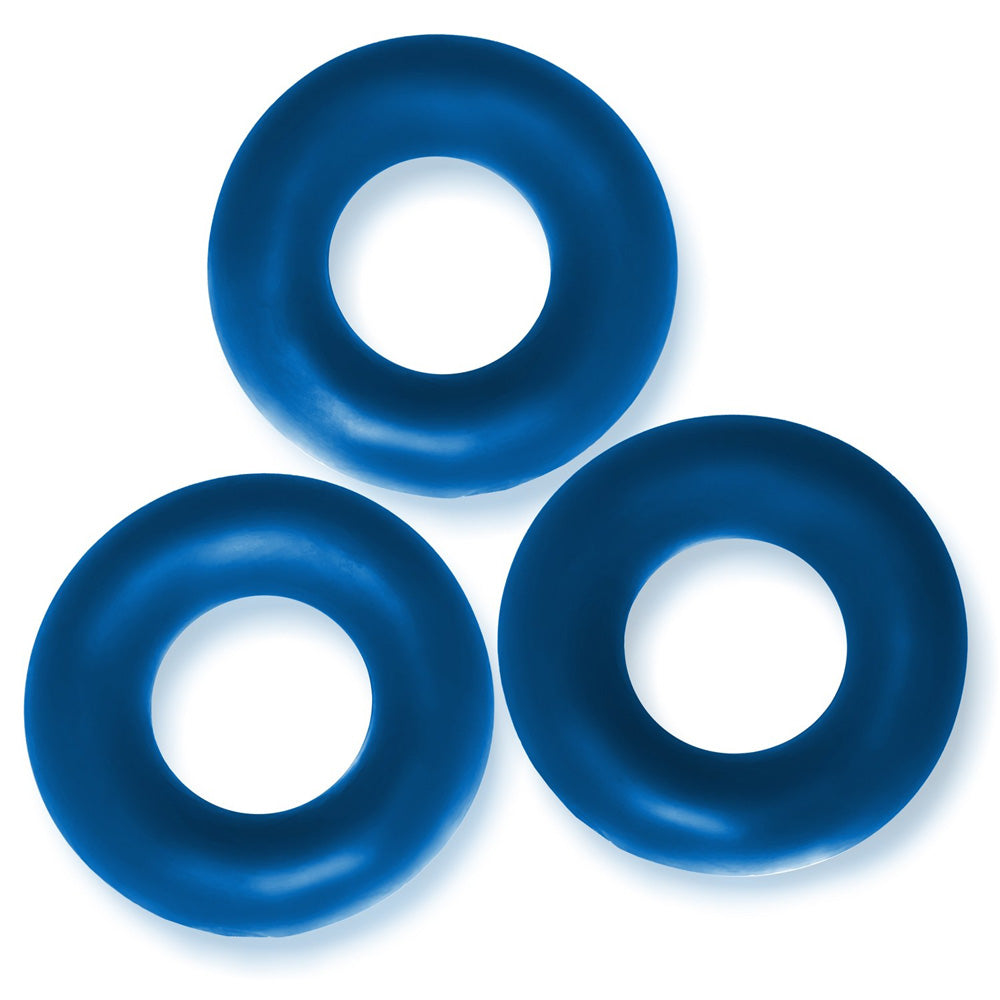 Fat Willy 3-Pack Jumbo Cockrings Space Blue