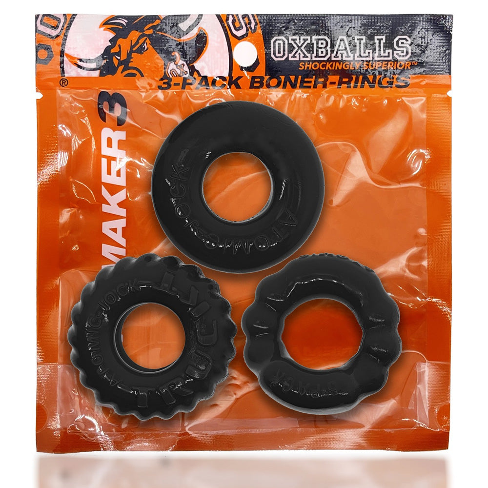 Bonemaker 3-Pack Cockring Kit