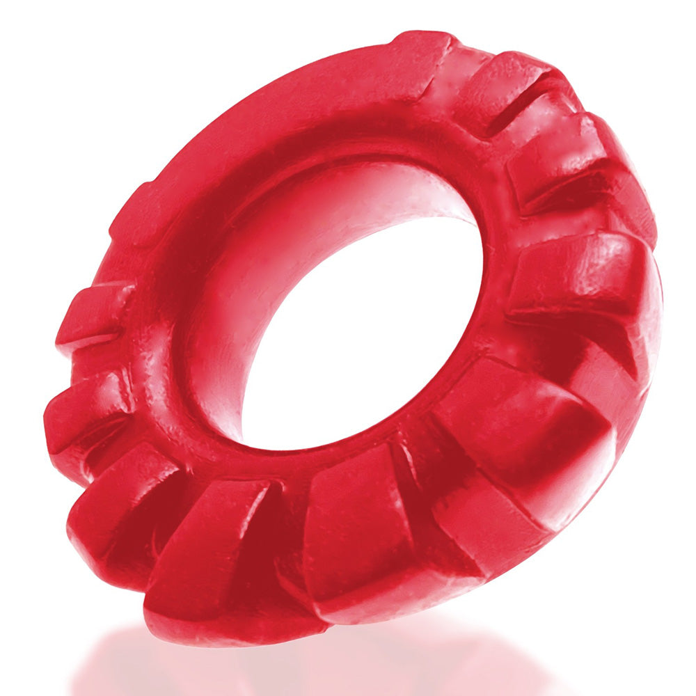 Cock-Lug Lugged Cockring Red