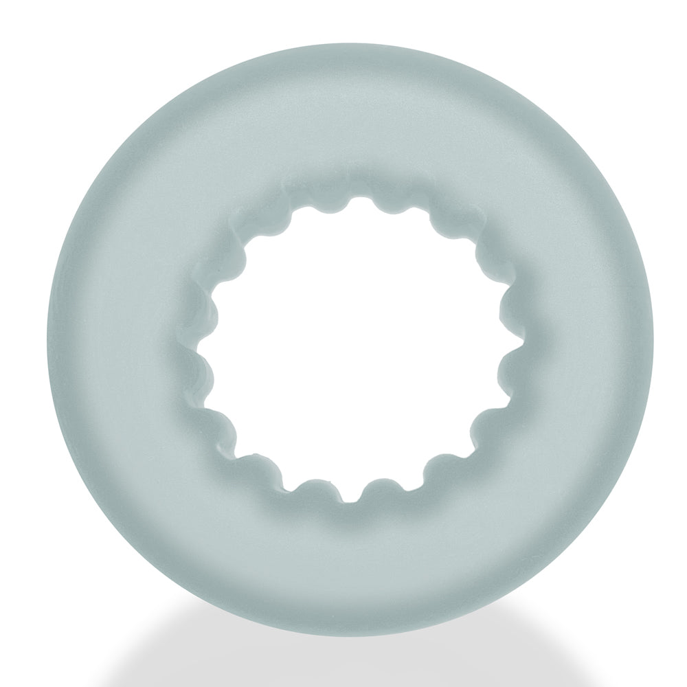 Axis Rib Griphold Cockring Clear Ice