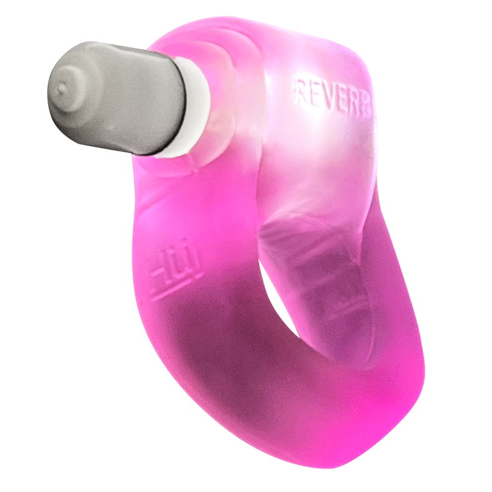 Glowdick Cockring With Led Pink Ice