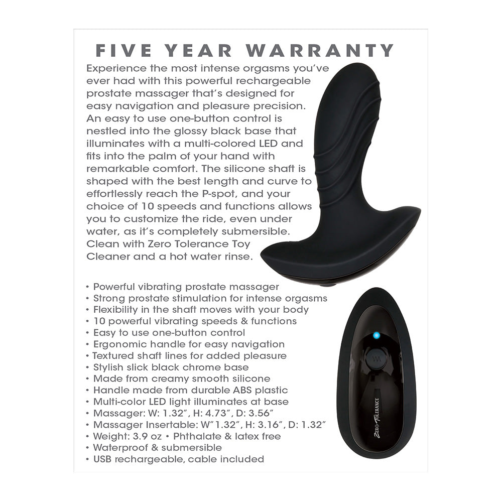The Gentleman Black Prostate Massager