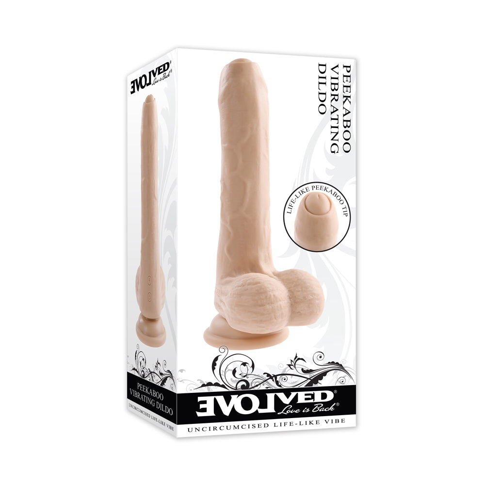 Peek A Boo Vibrating Dildo Light