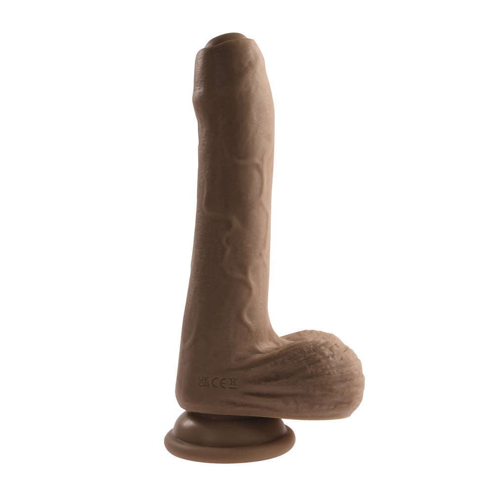 Peek A Boo Vibrating Dildo Dark
