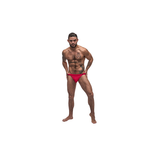 Male Power PURE COMFORT BONG THNG RED436257RESM