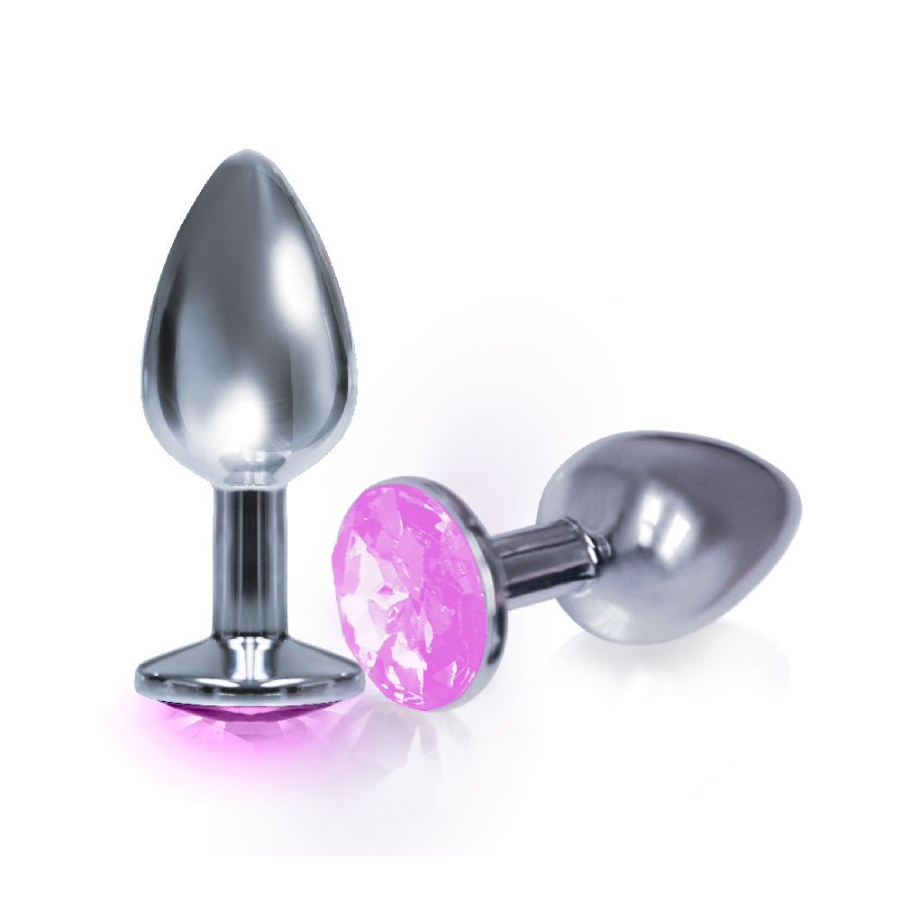 The 9's The Silver Starter Bejeweled Stainless Steel Plug
