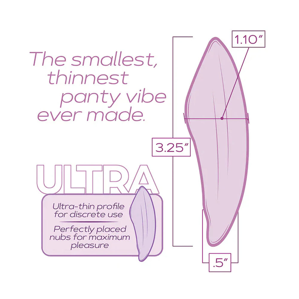 Ultra Panty Vibe I Heart You Purple