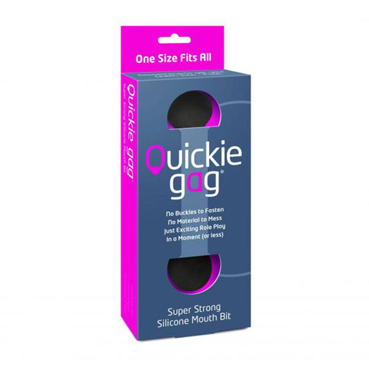 Quickie Mouth Bit Gag Black