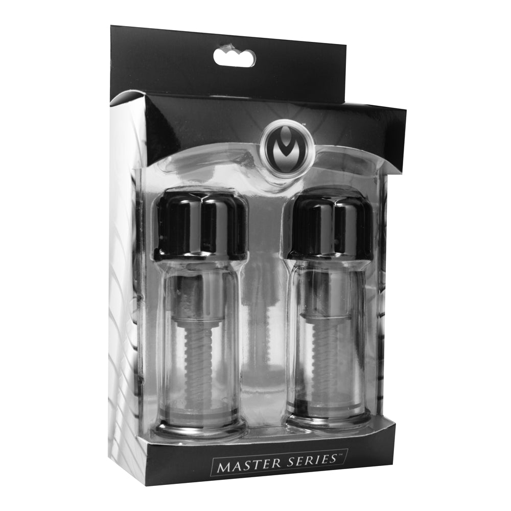 Masters Series Black Max Powerful Twist Nipple Suckers
