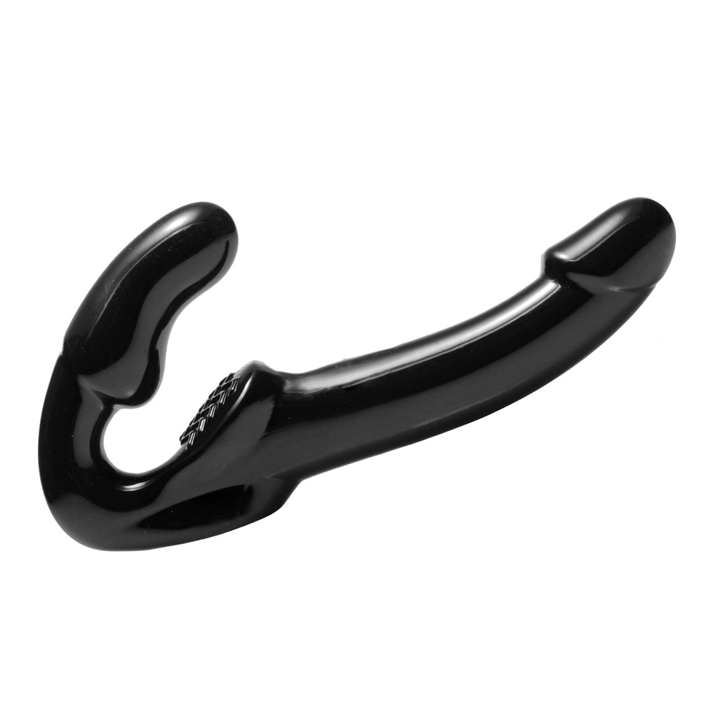 Strap U Revolver Strapless Strap On Dildo Black