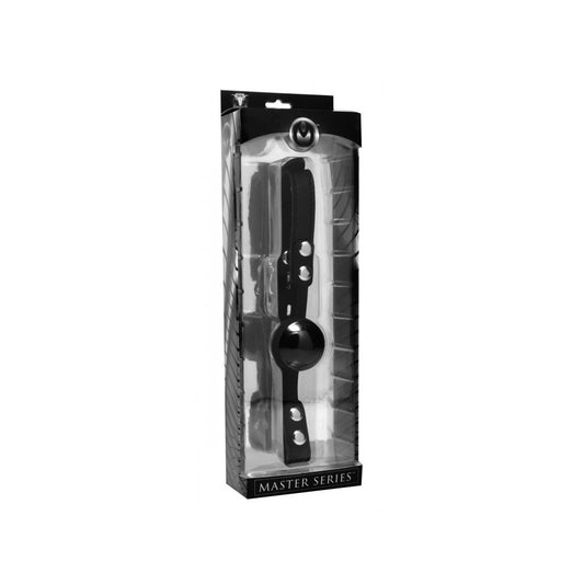 Master Series Premium Hush Locking Silicone Comfort Ball Gag