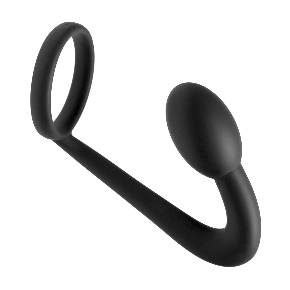 Prostatic Play Explorer Silicone Cock Ring & Prostate Plug No.1