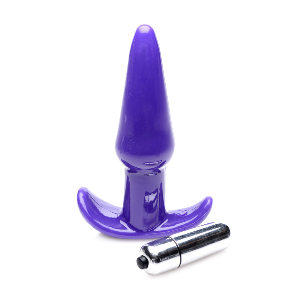 Frisky Thrilling Purple Smooth Anal Plug