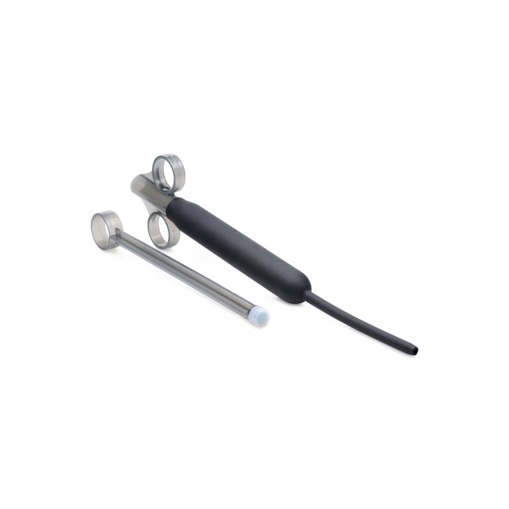 Cleanstream Deep Shot Silicone Ribbed Lube Launcher