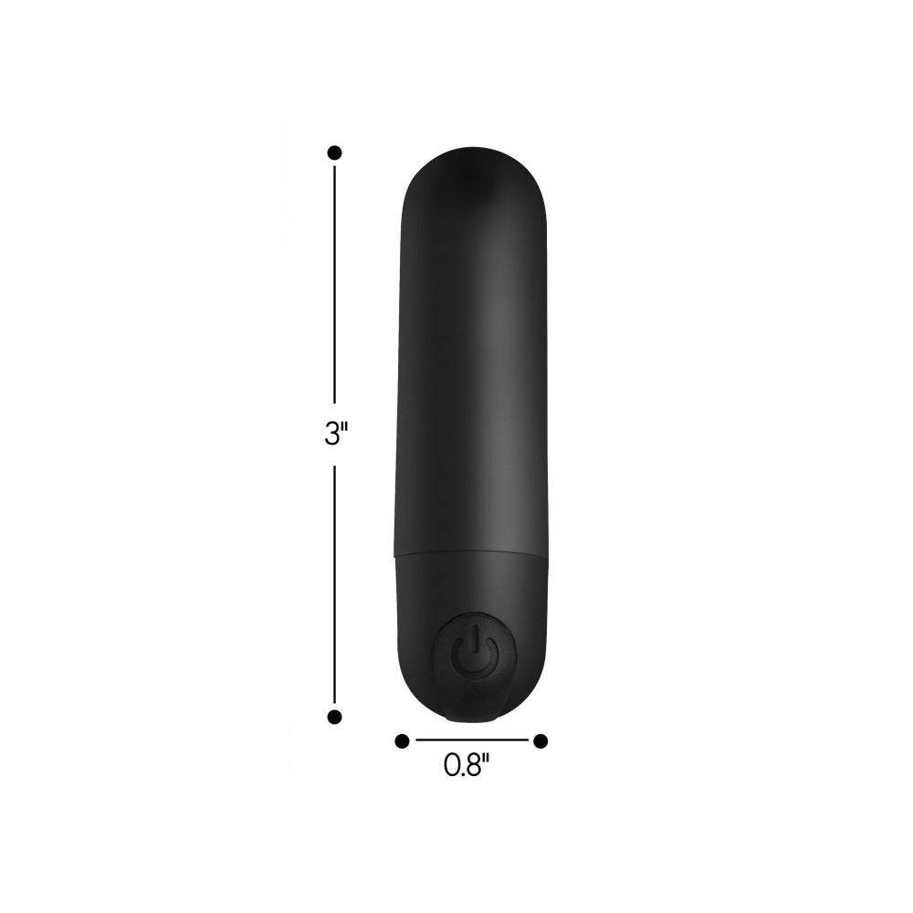 Bang! Vibrating Bullet W/ Remote Control Black