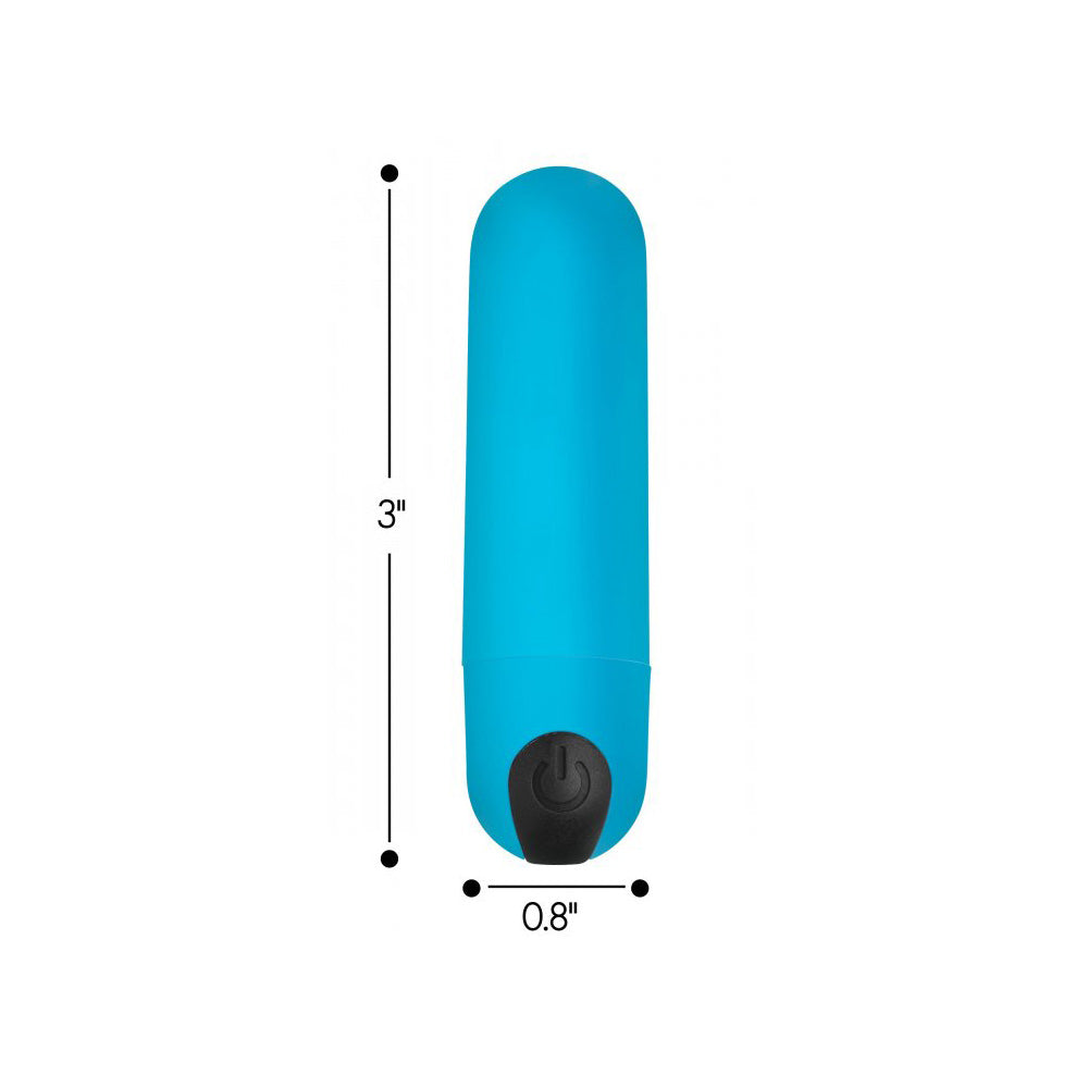 Bang! Vibrating Bullet W/ Remote Control Blue