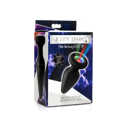 Booty Sparks Silicone Light-Up Medium Anal Plug