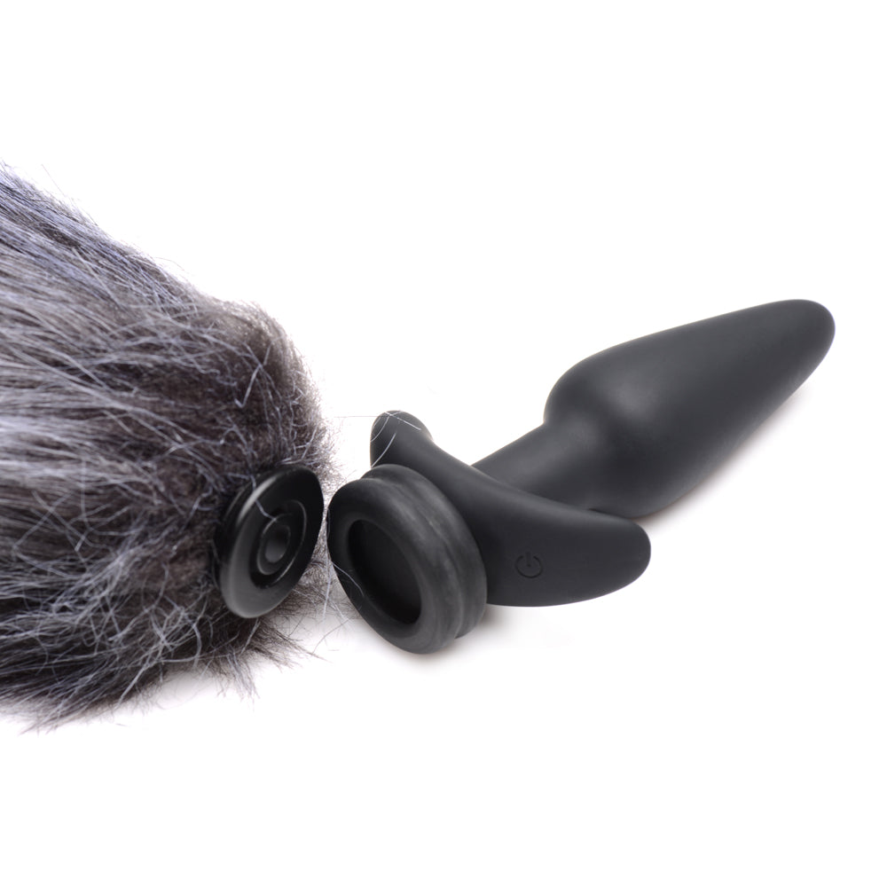 Tailz Vibrating Anal Plug & 3 Tails With Remote Control