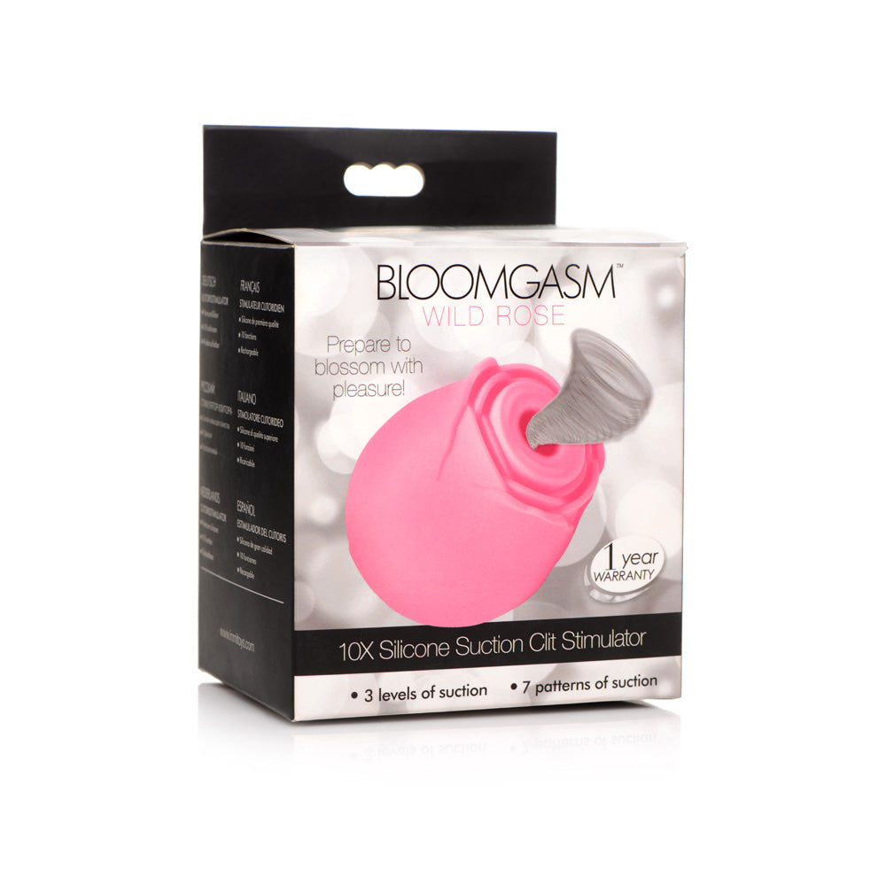 Bloomgasm Pink Rose 10X Suction Clit Stimulator