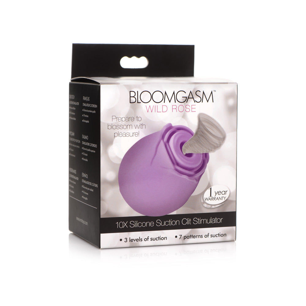 Bloomgasm Purple Rose 10X Suction Clit Stimulator