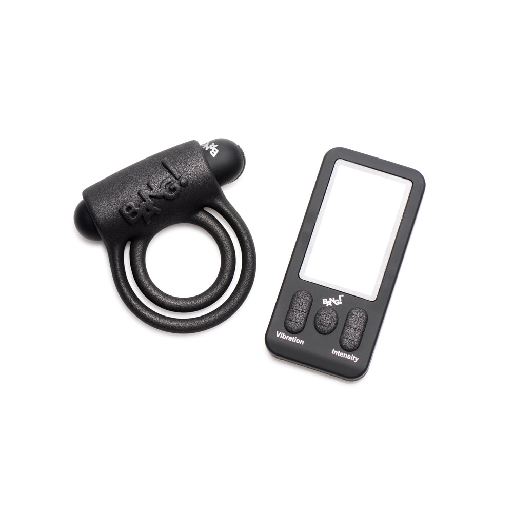 Bang! 25X Vibrating Silicone Cock Ring With Remote Control