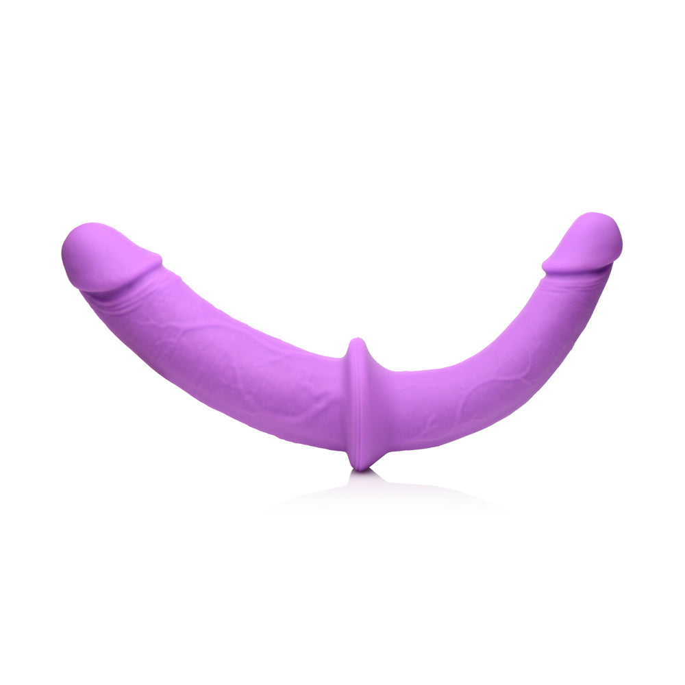 Strap U Double Charmer Silicone Double Dildo W/ Harness
