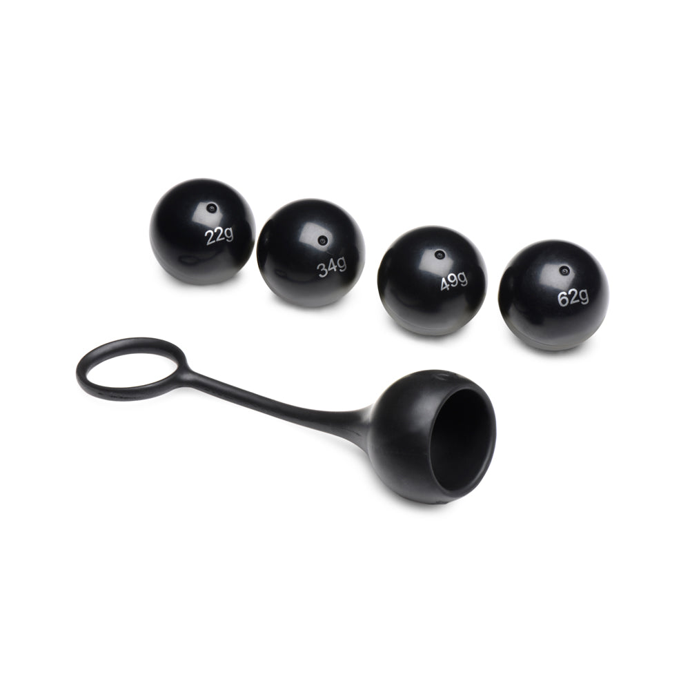 Master Series Cock Dangler Silicone Penis Strap With Weights