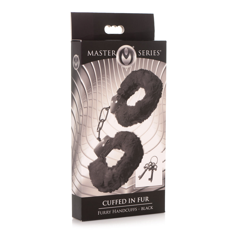 Master Series Cuffed In Fur Furry Handcuffs