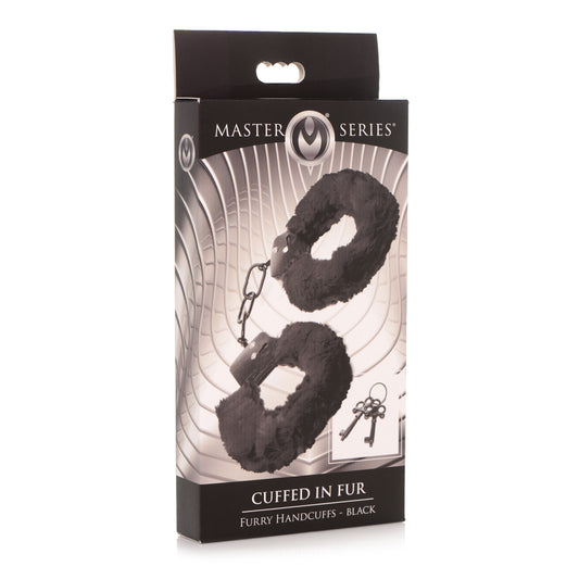 Master Series Cuffed In Fur Furry Handcuffs