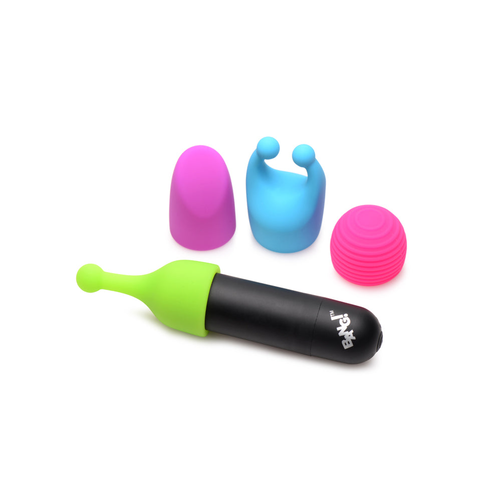 Bang! Rechargeable Bullet W/ 4 Attachments