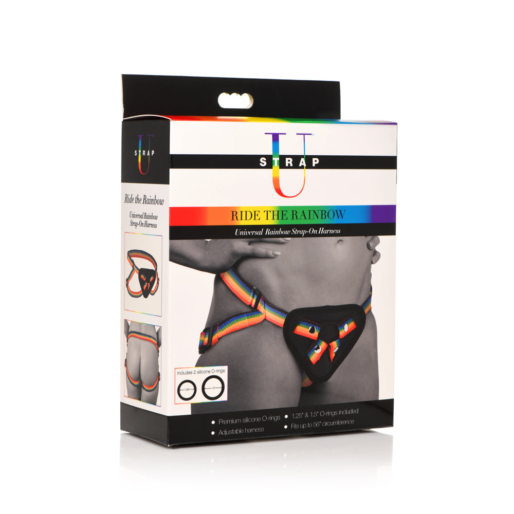 Strap U Ride The Rainbow Universal Rainbow Strap-On Harness