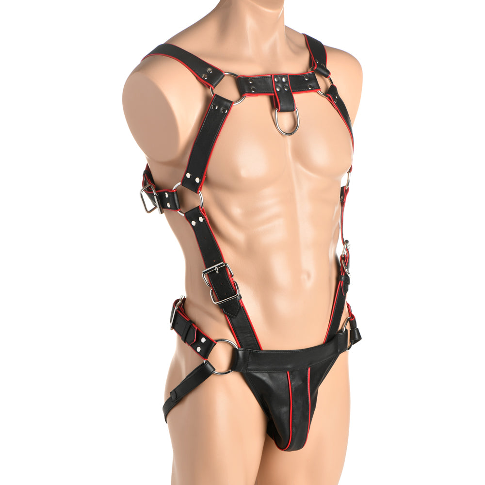 Master Series Heathen Harness Male Body Harness L/Xl