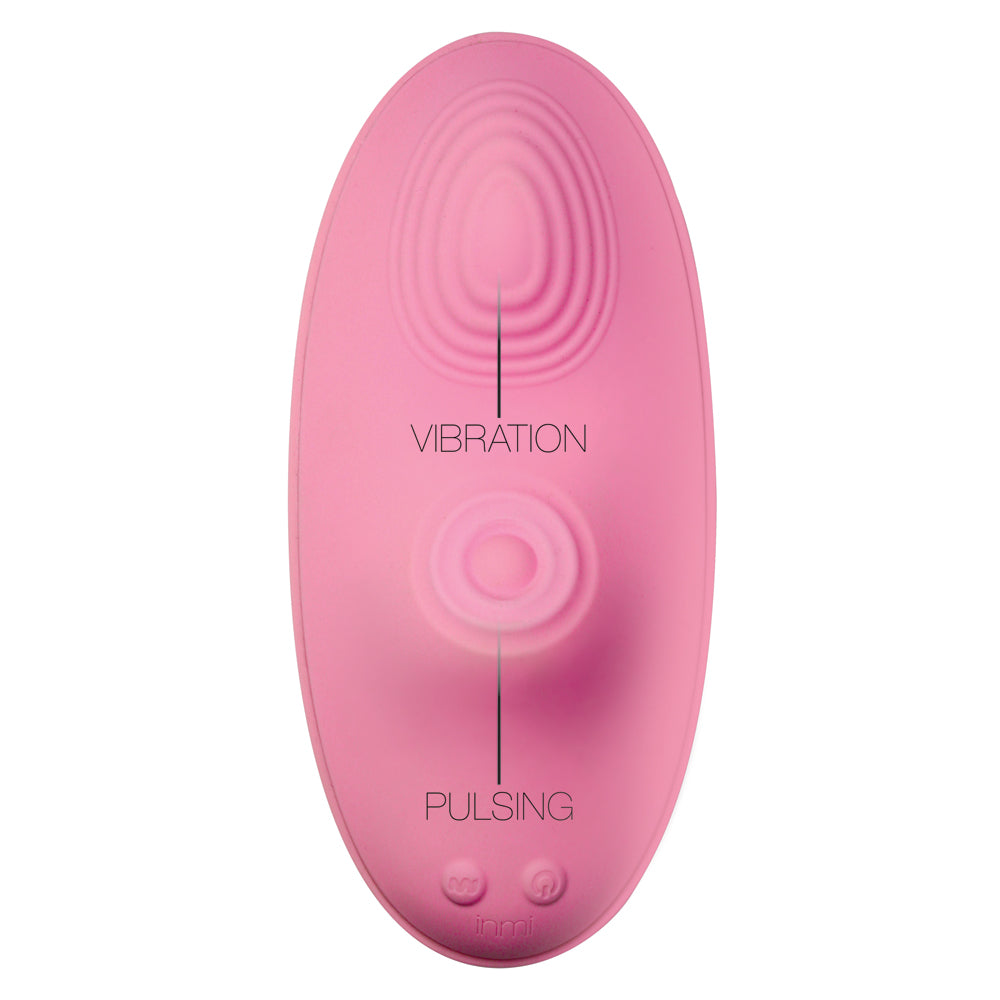 Inmi The Pulse Slider Pulsing & Vibrating Silicone Pad W/ Remote