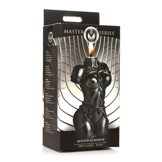 Master Series Bound Goddess Drip Candle Black