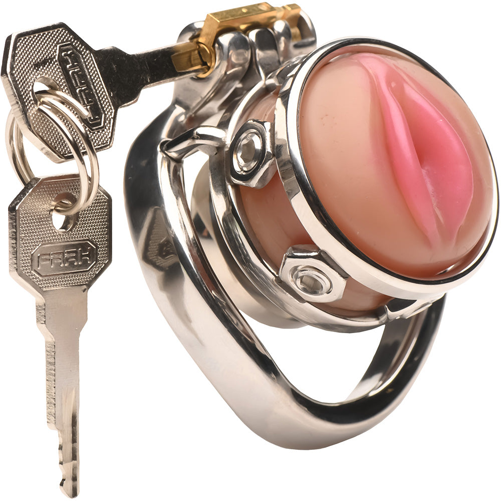 Master Series Pussy Boy Metal Chastity Cage