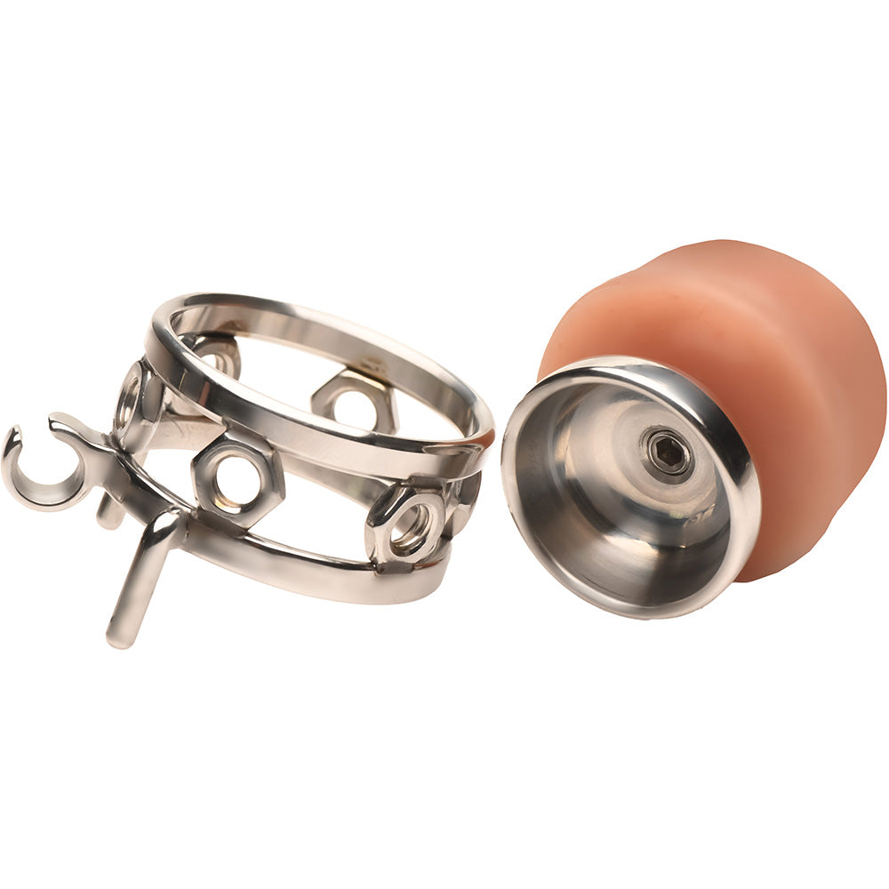 Master Series Pussy Boy Metal Chastity Cage