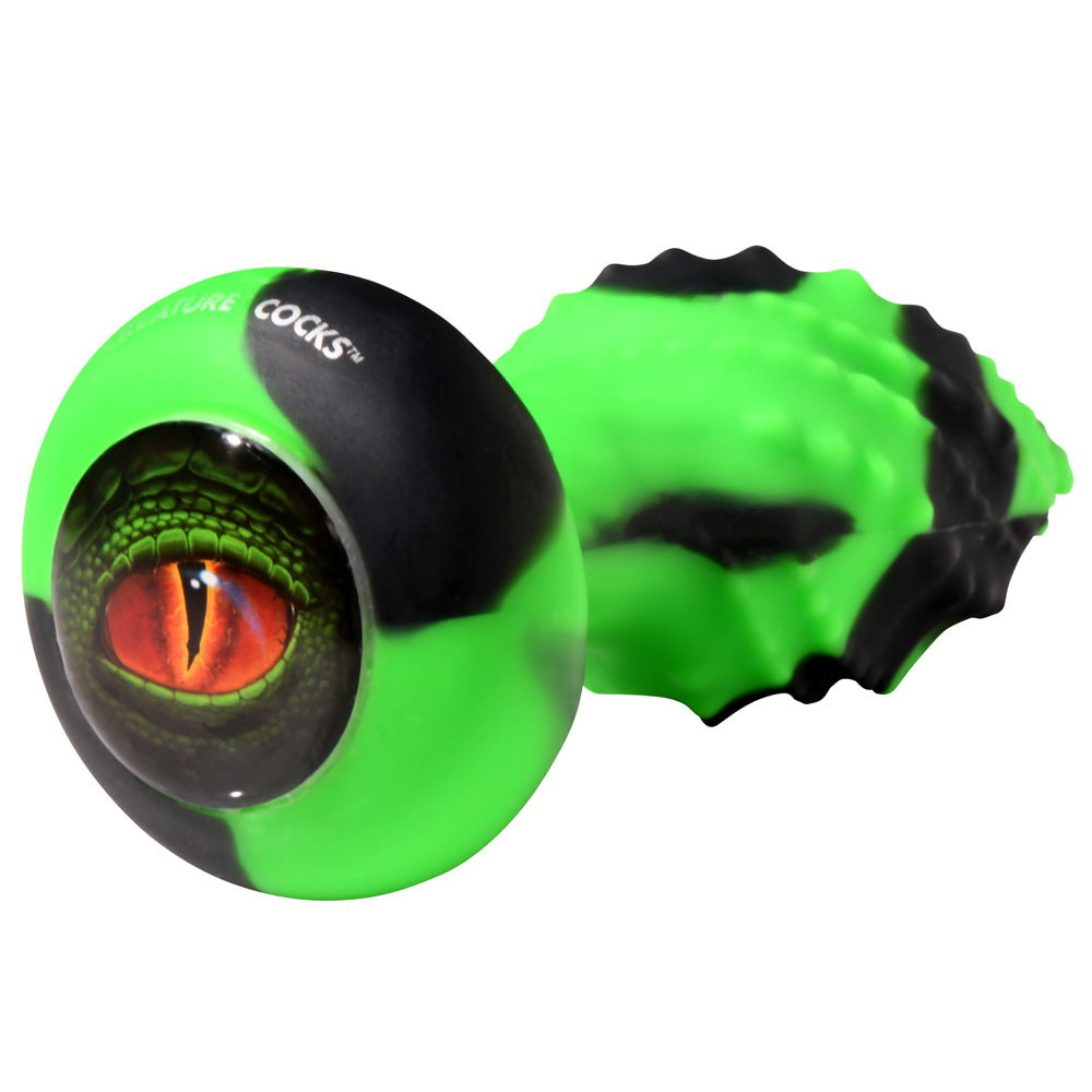 Creature Cocks Eye Of The Spawn Vibrating & Squirming Silicone Butt Plug