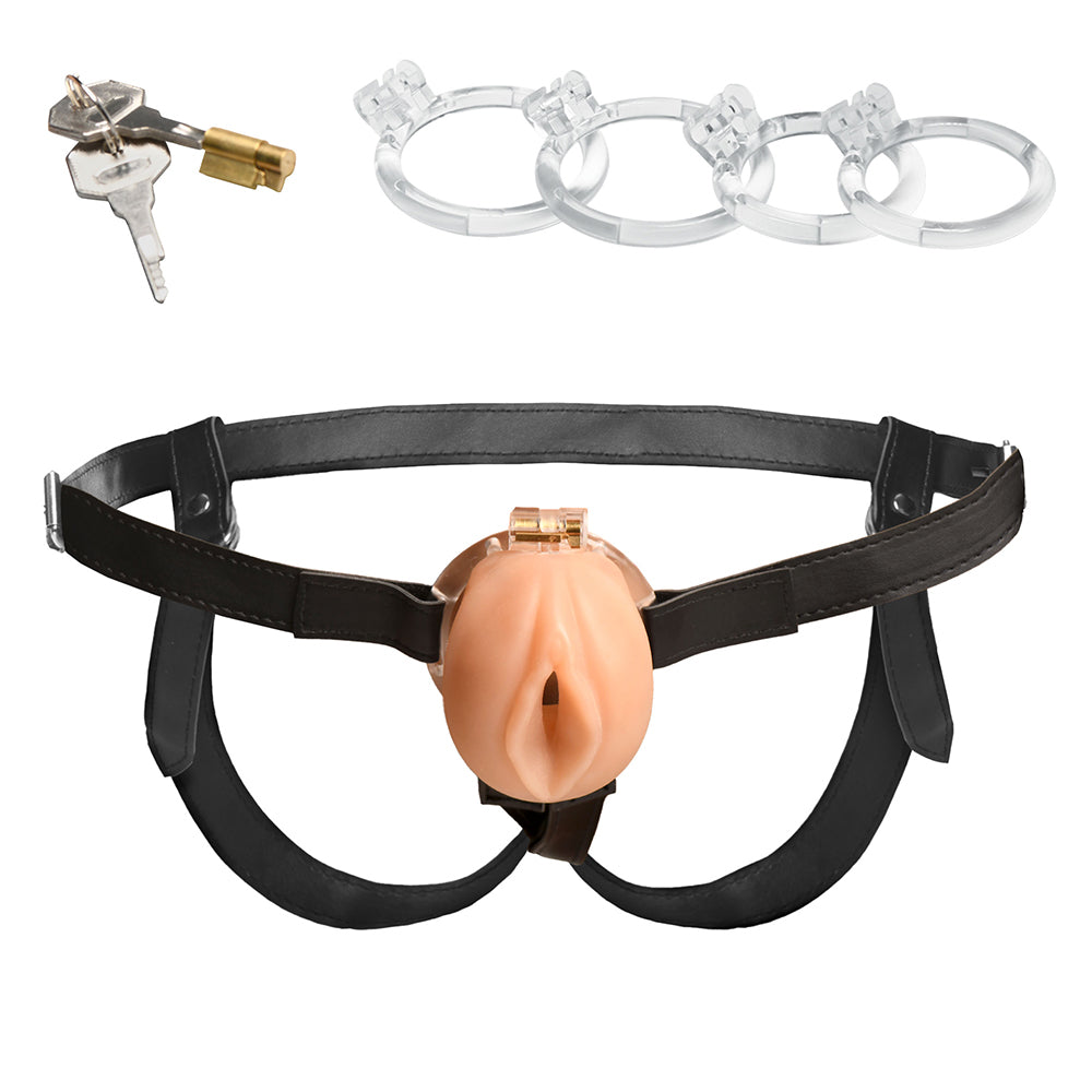 Master Series Pussy Chastity Cage Light