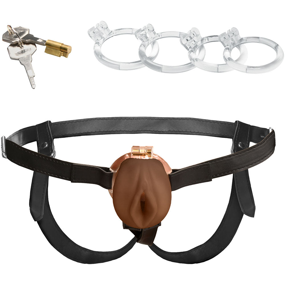 Master Series Pussy Chastity Cage Medium