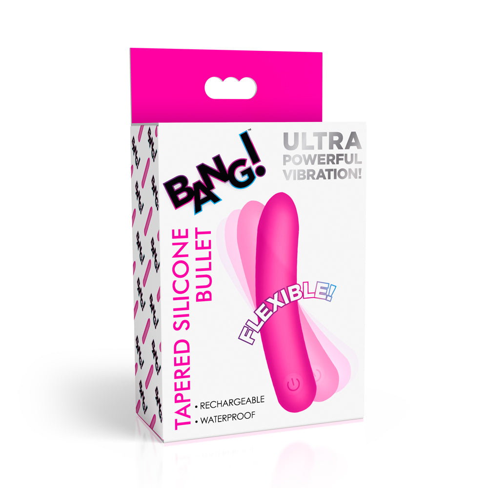Bang! Tapered Flexible Silicone Bullet