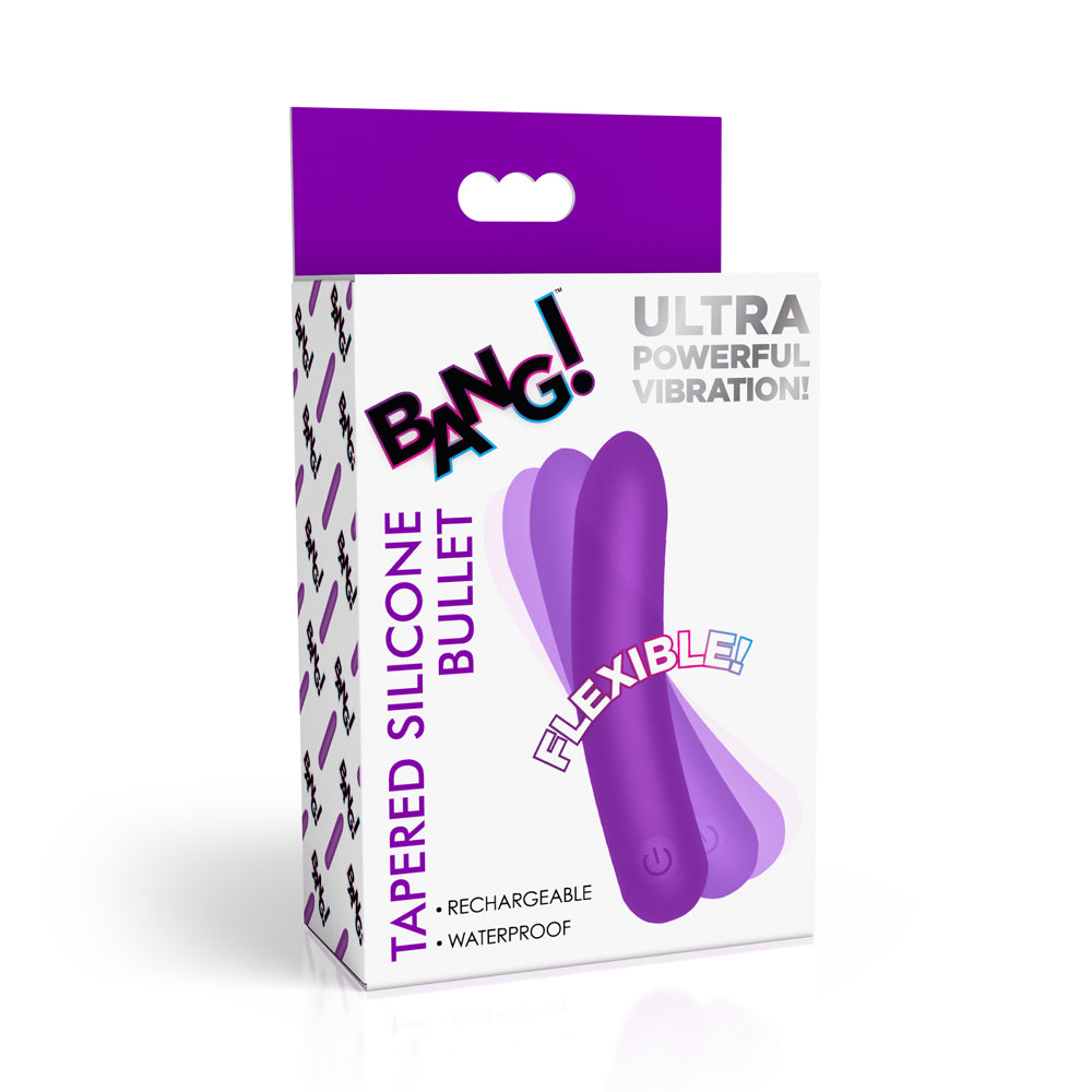Bang! Tapered Flexible Silicone Bullet